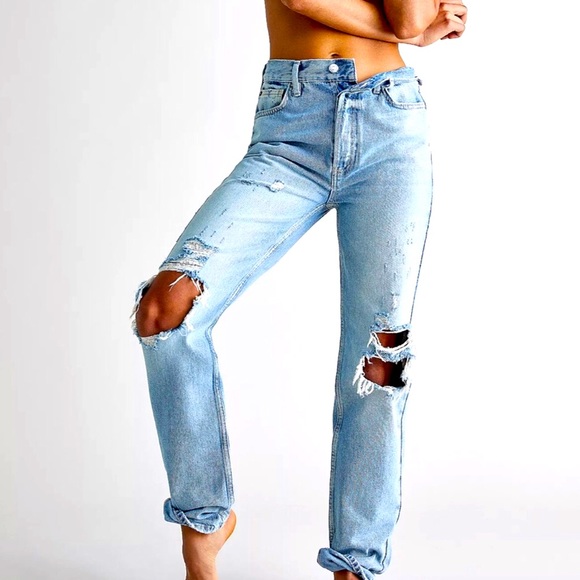 Free People Denim - FREE PEOPLE BOYFRIEND JEANS  Sz 30 NWT